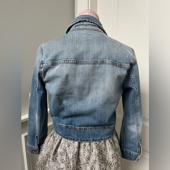 Joe’s jeans cropped denim jacket size M - Picture 2 of 3